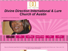 Tablet Screenshot of divinedirectionministries.com